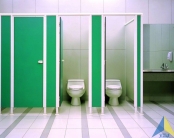  Cách hóa giải sát khí của nhà tắm kết hợp nhà vệ sinh
